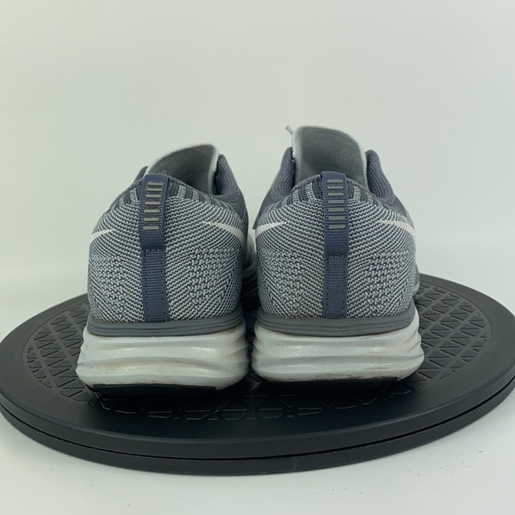 Nike Flyknit Lunar 2 Gray/White Running Shoes 620658-011 Women's Size 8.5 - Picture 7 of 13